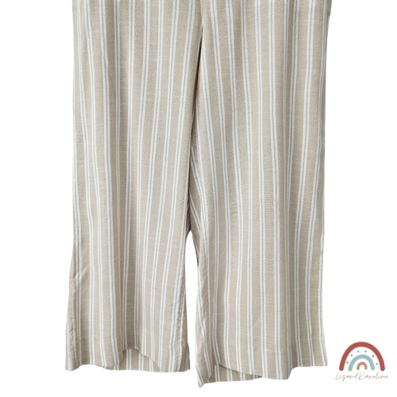 New! Banana Republic Rowan Wide Leg High Waist Cropped Pull On Pants 12 Petite - Picture 5 of 9